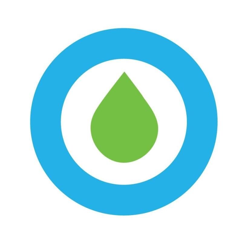 WOSH water-drop logo